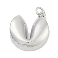 Платина Латунь прелести, сердце, без кадмия и без свинца, долговечный, стойки покрытие, с целью перехода в кольце, платина, 17x17x7.5 мм, отверстие : 3 мм