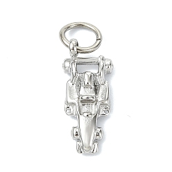 Vehicle 304 подвески из нержавеющей стали, золотые, очарование гоночного автомобиля, 18x8x3.5 мм, отверстие : 5 мм