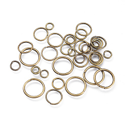 Bronze Antique Fer Anneaux ouverte, ronde, sans nickel, bronze antique, 4 mm / 6 mm / 8 mm / 10 mm / 5 mm / 7 mm, diamètre intérieur : mm/2.6mm/4.6mm/6mm/8mm/3.6mm, épaisseur: 5.6 mm / 1 mm, 0.7g