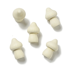 Бежевый Незавершенные деревянные витрины, поделки для детей, гриб, бежевые, 19x32 мм