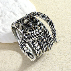 Античное Серебро Браслеты из сплава для женщин, змея, античное серебро, 6-3/4x2-3/4 дюйм (17x7 см)