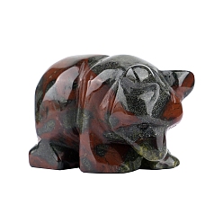 Unakite Natural Unakite Display Decorations, Home Decorations, Elephant, 30x21x40mm