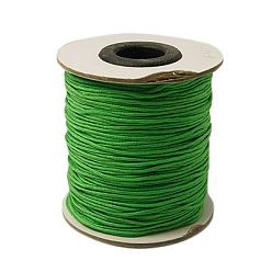 Зеленый лайм Нейлоновая нить, зеленый лайм, 1 мм, около 100 ярдов / рулон (300 футов / рулон)