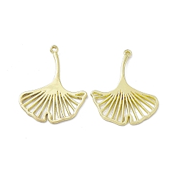 Light Gold Подвески из сплава , очарование листьев гинкго, золотой свет, 28x22x1.5 мм, отверстие : 1 мм