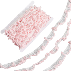 Pink 10 ярдов эластичной спандексовой ленты, с картонной карточкой, розовые, 7/8 дюйм (22 мм)