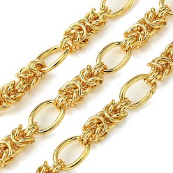 Золотой Ионное покрытие (ip) 304 цепи из нержавеющей стали, несварные, с катушкой, золотые, 14x9.5x2 мм