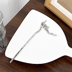 Серебро Легированные Палочки для Волос, аксессуары для волос для женщин и девочек, серебряные, 170x44 мм