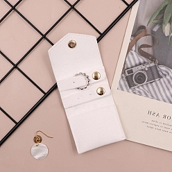 Белый Мешочки из микрофибры, принадлежности для хранения колец, прямоугольные, белые, 14.5x6 см