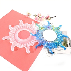 Sun DIY Mirror Stand Silicone Molds, Resin Casting Molds, Sun, Sun, 280x14mm