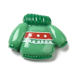 Clothes Кабошоны из непрозрачной смолы с рождественской тематикой, для изготовления ювелирных изделий, одежда, 21.5x27x7.5 мм