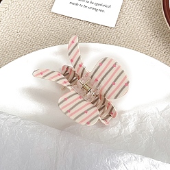 Разноцветный Акриловые коготь заколки, аксессуары для волос для женщин и девочек, бантом, красочный, 73 мм