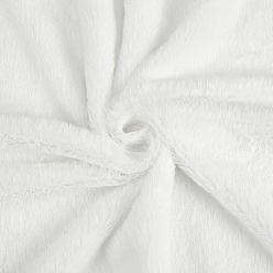 Белый 1полиэстеровая плюшевая ткань, товары для поделок своими руками, прямоугольные, белые, 500x1600x8 мм