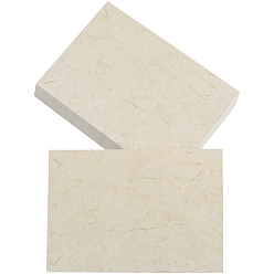 Кукурузный Шелк Поздравительная открытка из экологически чистой бумаги, прямоугольные, цвет колоса кукурузы, 127x89x0.3 мм, 30 шт / комплект