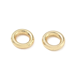 Light Gold Legierung geschlossen Ringe springen, runde Ringe, langlebig überzogen, Gestell, Licht Gold, 7.5x1.5 mm, Innendurchmesser: 4.5 mm