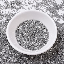 (DB0251) Opaque Smoke Gray Luster MIYUKI Delica Beads, Cylinder, Japanese Seed Beads, 11/0, (DB0251) Opaque Smoke Gray Luster, 1.3x1.6mm, Hole: 0.8mm, about 20000pcs/bag, 100g/bag