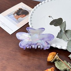 Лиловый Заколки для волос в форме когтей из ацетата целлюлозы, аксессуары для волос для женщин и девочек, сирень, 84 мм