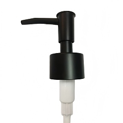 Black Plastic Dispensing Pump, Fits Shampoo and Conditioner Jugs Bottles, Black, 113x56x33cm