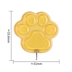 Золотистый Нитевдеватель в форме кошачьего когтя, инструменты нитенаправителя, с никелированным железным крючком, золотые, 3.36x3.1 см