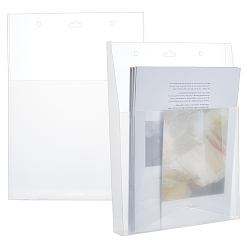 Прозрачный Пластиковые коробки для документов, прямоугольные, прозрачные, 330x240x40 мм