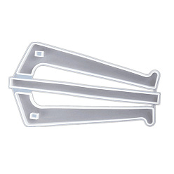 Белый Силиконовые формы для подставок для ноутбуков, формы для литья смолы, для уф-смолы, изготовление изделий из эпоксидной смолы, белые, 325x185x12.6 мм