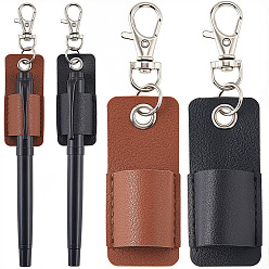 (52) Непрозрачная лаванда 2 шт. 2 цвета кожаные подвесные украшения, зажим для ручки, разноцветные, 105 мм, 1 шт / цвет