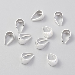 Серебро 304 из нержавеющей стали оснастки на поруки, серебряные, 8.5x5.5x4 мм