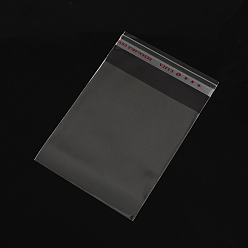 Clear OPP Cellophane Bags, Rectangle, Clear, 10x7cm, Unilateral Thickness: 0.035mm, Inner Measure: 7.5x7cm