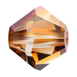 00030 234 Venus Хрустальные бусины preciosa®, чешский хрусталь, биконус(451 69 302 рондель), 00030 234 венера, 6 мм, отверстие: 1 мм