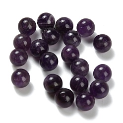 Аметист Природный аметист бисера, круглые, половине просверлил, 10.5 мм, отверстие : 1.2 мм