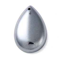 Teardrop Подвески из синтетического терагерцового камня, геометрические прелести, слеза, 30.5x20x8 мм, отверстие : 1.4 мм