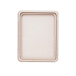 Rectangle Деревянная рамка для фотографий, фоторамка с вышивкой своими руками, для настенного или настенного украшения дома, прямоугольные, 90x70 мм