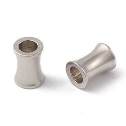 Платина Стойки обшивки латунные бусины, без кадмия и без свинца, долговечный, бамбуковую палку, платина, 7x5 мм, отверстие : 3 мм