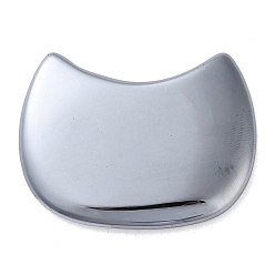 Cat Shape Инструменты для массажа синтетическими терагерцовыми камнями, Доски гуаша для профессионального или домашнего спа, расслабляющий, выздоровление, боли, форма кошки, 39x50.5x7 мм