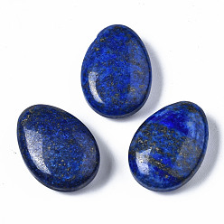 Ляпис-Лазурь Природный лазурит подвески, слеза, 25x18x8~9 мм, отверстие : 1.6 мм