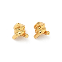 Настоящее золото 24K Латунные бусины, узел, долговечный, без свинца и без кадмия, стойки покрытие, реальный 24 k позолоченный, 8.5x8 мм, отверстие : 2 мм