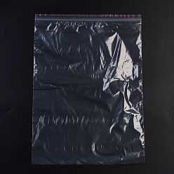 Красный Пластиковые сумки на молнии, многоразовые упаковочные пакеты, верхнего уплотнения, мешок с самоуплотнением, прямоугольные, красные, 45x32 см, односторонняя толщина: 1.1 мил(0.028мм)