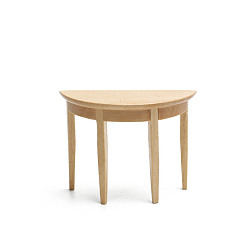 Белый Навахо Деревянные миниатюрные украшения, аксессуары для домашнего кукольного домика с микро-ландшафтом, консольный стол, навахо белый, 88x30x65 мм