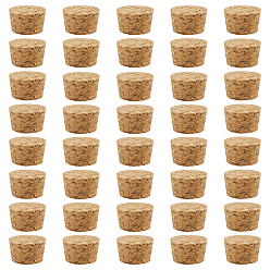 Цвет Древесины Пробки для бутылок, винные аксессуары, плоско-круглые, деревесиные, 17~21x13 мм