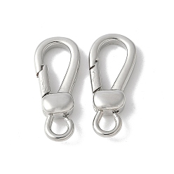 Платина Латунные брелки, стойки покрытие, долговечный, без свинца и без кадмия, платина, 22.5x9.5x4 мм, отверстие : 4x3 мм