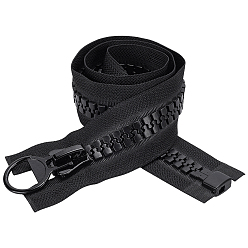 Черный Тканевые молнии, с застежкой-молнией из смолы, чёрные, 830x49x18 мм