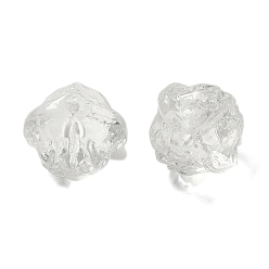 Прозрачный Прозрачные стеклянные бусины, градиент цвета, грецкий орех, прозрачные, 12x13x12 мм, отверстие : 1.2 мм