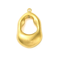 Золотой 304 подвески из нержавеющей стали, очарование слезы, золотые, 22x13x6.5 мм, отверстие : 1.4 мм