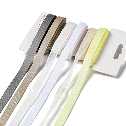 Бежевый 18 ярдов 6 стилей полиэфирной ленты, для поделок своими руками, бантики для волос и украшение подарка, бежевая цветовая палитра, бежевые, 3/8~1/2 дюйм (10~12 мм), около 3 ярдов / стиль