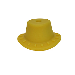 Темно-Золотистый Силиконовые фокусные шарики, цилиндр, темные золотарник, 13x26 мм