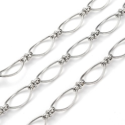 Платина Латунные соединительные цепи ручной работы, с катушкой, долговечный, пайки, без свинца и без кадмия, платина, Ссылки по теме: 24x12.5x1.5 мм и 6x11.5x2.5 мм