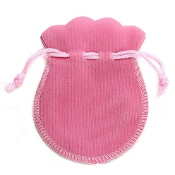 Фламинго Бархатные мешочки на шнурках, конфеты подарочные пакеты, Рождественская вечеринка, свадебные сувениры сумки, фламинго, 12x9 см, 10 шт / комплект