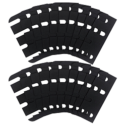 Black Plastic Door Hinge Shims, Black, 101.5x38x1mm