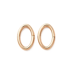 Real 14K Gold Filled 1/20 14k goldfilled open bouncing rings, Sägeschnitt-Oval, Gelbgoldfüllung, echtes 14 k Gold gefüllt, 5.2x3.3x0.6 mm, Innendurchmesser: 4x2 mm