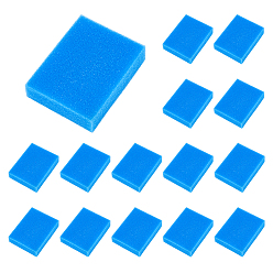 Dodger Blue 20Pcs Filter Replacement Sponge, Rectangle, Dodger Blue, 71x53.5x16.5mm
