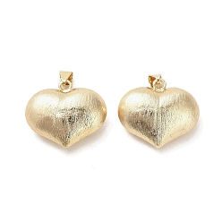 Настоящее золото 18K Латунные подвески, без кадмия, без никеля и без свинца, сердце, реальный 18 k позолоченный, 27x30.5x12.5 мм, отверстие : 10x4.5 мм
